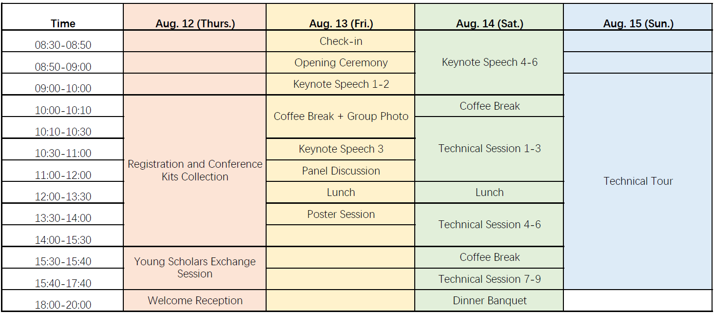 CACRE 2027 Conference Schedule